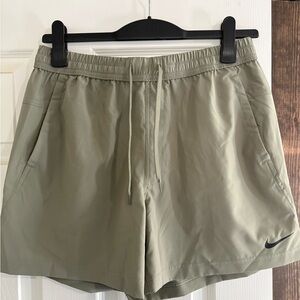 Nike Men's Sage Green Athletic Shorts